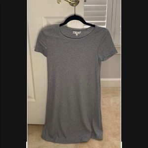 Poof New York Grey T-Shirt Dress